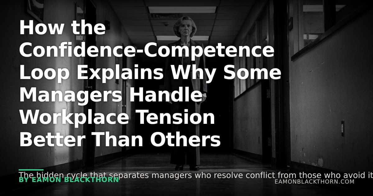Confidence-Competence Loop and Workplace Tension | Eamon Blackthorn