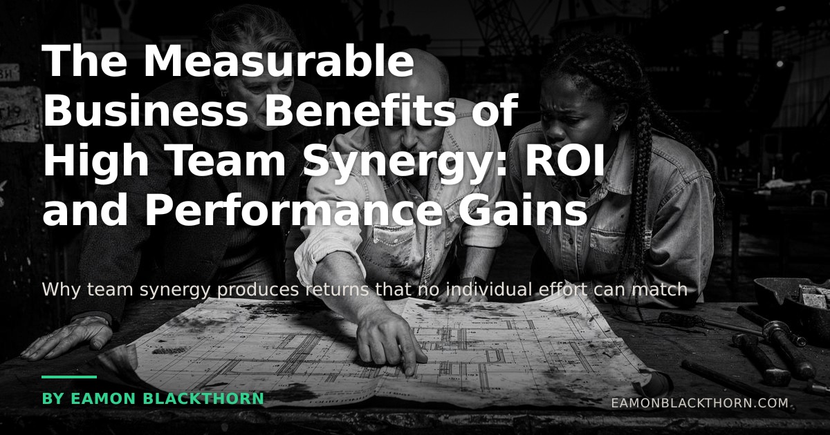 Rob Roth Synergy Team Synergy ROI and Performance Gains | Eamon Blackthorn