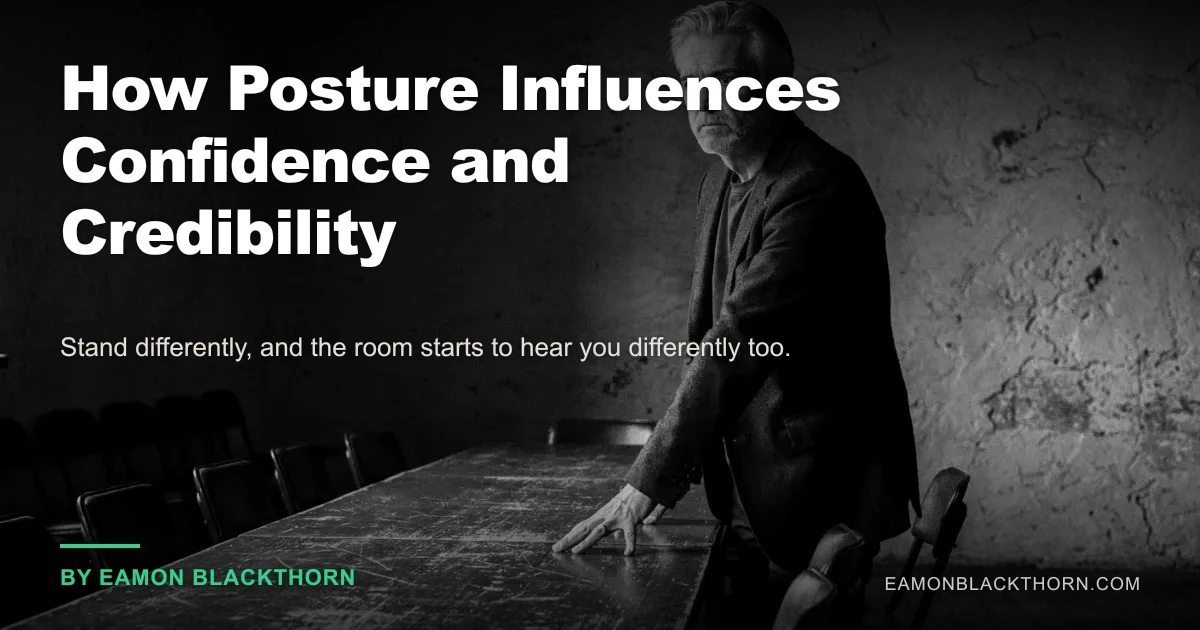 How Posture Influences Confidence and Credibility