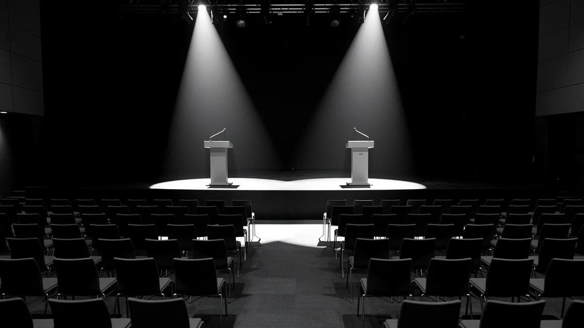 Illustration for University of Delaware Debate Cancellation: What Went Wrong